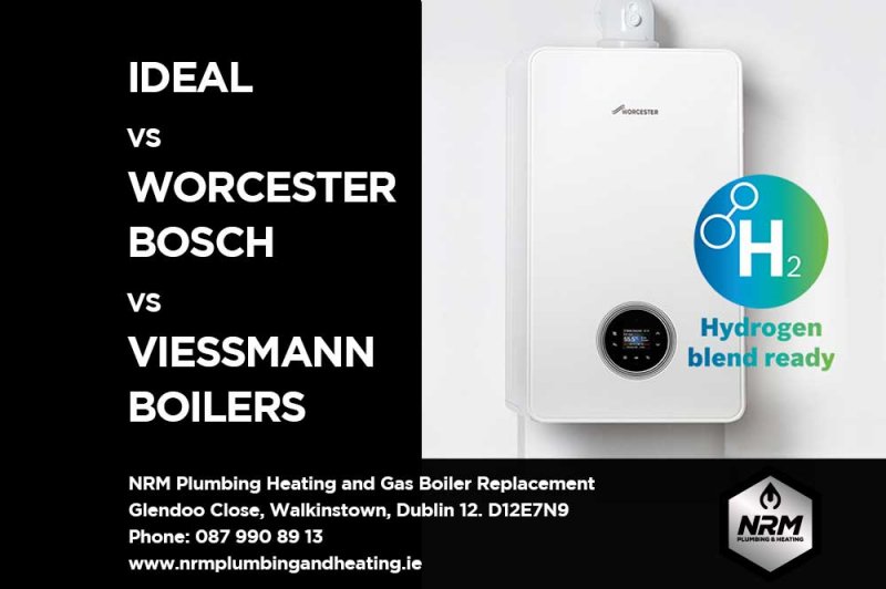 Gas Safe Worcester Bosch Hoodie - Embroidered Plumber & Boiler Fitter Work Wear
